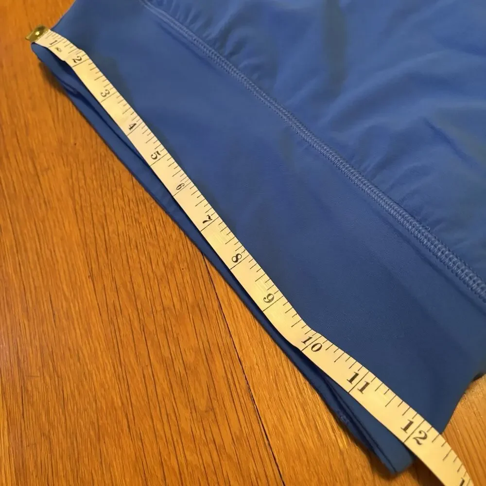 LULULEMON Women’s Asymmetrical One Strap Workout Bra Top Blue Size 6 Medium